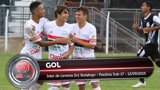 GOL: Inter de Limeira 0x1 Botafogo - Paulista Sub-17 - 12/09/2015