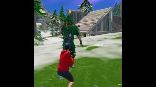 プレイヤーサイズの新しいクリスマスツリーが追加されてたみたいですｗｗｗ #fortnite #フォートナイト #shorts