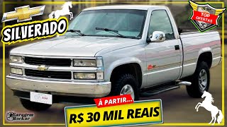 CHEVROLET SILVERADO BARATA PICK UP QUALIFICADA e PARRUDA A VENDA [À PARTIR DE 30 MIL] #silverado