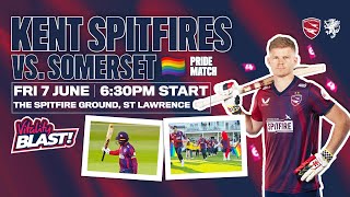🎥 Highlights | Kent Spitfires vs. Somerset