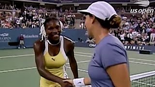 Serena Williams vs Monica Seles 1999 US Open QF Highlights