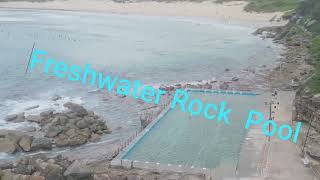 Freshwater  Beach  NSW  coastal Rock Pool + Rock  fishing