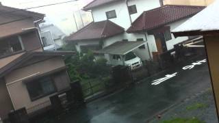 台風１５号　浜松上陸の瞬間　2011/09/21