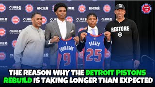 The reason why the Detroit Pistons rebuild is behind other young NBA teams.