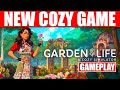 NEW COZY GAME | Gardening with a ghost! (Garden Life: A Cozy Simulator Playthrough)