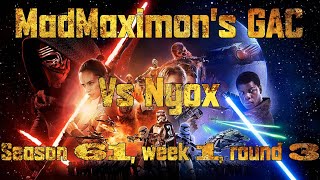 Season 61 Week 1 Round 3 #swgoh #swgohgac #starwars