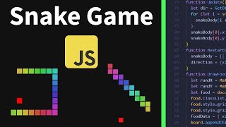 How to make a Cool Snake Game using HTML ,CSS and JavaScript in 40 minutes