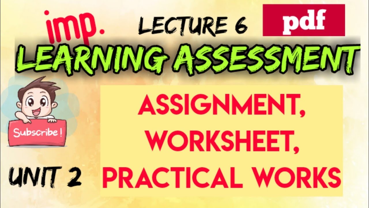 B.ed, 3rd Semester || Unit-2 || Assignment || Worksheet || And ...