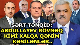 XALQA QƏNİM KƏSİLƏNLƏR: ACGÖZ, YARITMAZ, RÜŞVƏTXOR MƏMURLAR İÇ MAL-DA