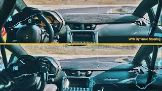 DYNAMIC STEERING: Lamborghini Aventador SV vs. Aventador