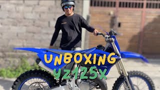 UNBOXING THE NEW YAMAHA YZ125X