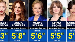 What Are The REAL Heights Of Hollywood's TOP Actresses Revealed