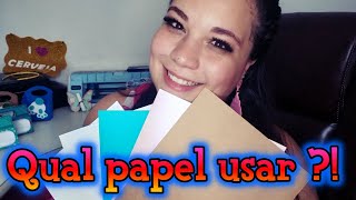 Qual papel usar ?! Dúvidas de Papelaria Personalizada #Lilateliê