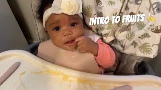 Introducing Our Baby To Fruits - Baby Blender