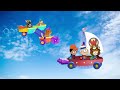 The New Wonder Pets flying with Lincoln, Ronnie Anne & Sid (aka Wonder Friends)