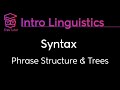 [Introduction to Linguistics] Phrase Structure Rules, Specifiers, Complements, Tree Structures