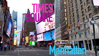 NYC Bike Ride: Midtown Manhattan (W 57th St to Times Square) | Binaural Audio | 4K