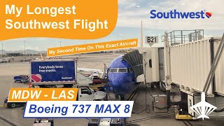 TRIP REPORT | Southwest WN2450 | Chicago Midway - Las Vegas | Boeing 737 MAX 8 | N1803U | Economy