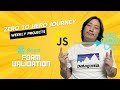 React-hook-form, the best way to do form validation | JavaScript JOB READY Free Course (2025)