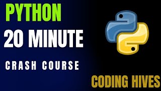 Learn Python in 20 MINUTES! Beginner Friendly | Fast & Easy| Coding Hives