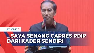 Jokowi Singgung Capres di Acara HUT Ke-50 PDIP: Saya Senang Calonnya Dari Kader Sendiri!