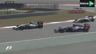 F1 2015 China Sainz Spins Azerbaijan TV