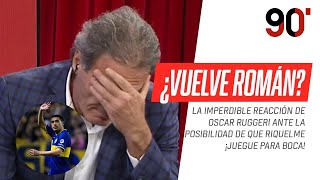 La imperdible reacción de #Ruggeri ante la posibilidad de que #Riquelme ¡VUELVA A JUGAR PARA #BOCA!