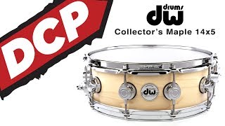 DW Collectors Maple Snare Drum 14x5 - Video Demo