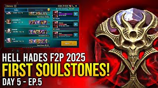 DAY 5 HELL HADES F2P CHALLENGE - GREAT SOUL STONE PULL!  Ep5 - Raid Shadow Legends