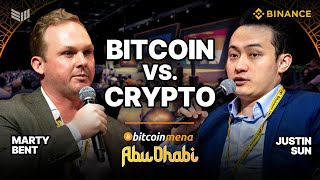 Bitcoin vs Crypto | Justin Sun and Marty Bent