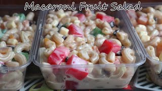 Macaroni Fruit Salad || Easy and Yummy Macaroni Salad