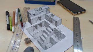 Easy 3D Drawing for Beginners. Step-by-Step