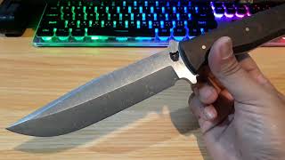 bowie knife tactical มีดโบวี่เล็ก โดยช่างเต่ง หล่มสัก ครับ