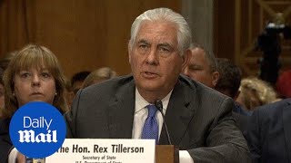Tillerson discusses North Korea sanctions, Russia relationship - Daily Mail