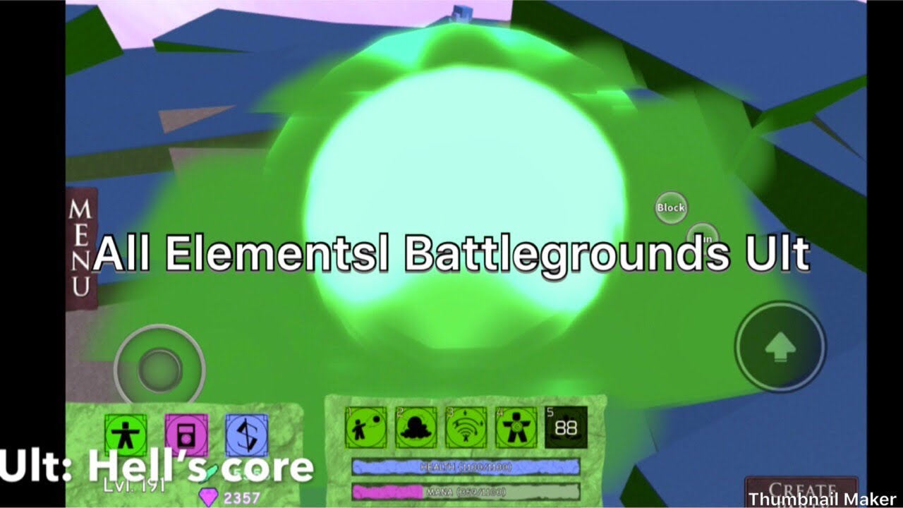 Elemental Battlegrounds: All Ultimates - YouTube