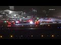 fedex aircraft performs emergency landing caught on camera