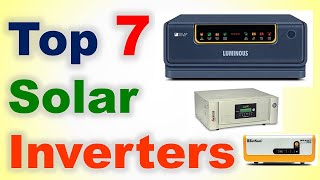Top 7 Best Solar Inverters in India 2020 | Solar Inverter for Home