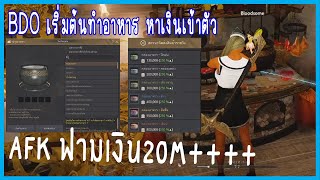 BDO เริ่มต้นทำอาหาร AFK รับเงิน #blackdesert