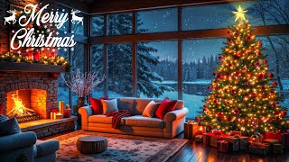 Instrumental Christmas Music🎅Piano Covers of Traditional Christmas Songs🎁Relaxing Fireplace Ambience