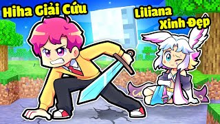 HIHA THỬ THÁCH 24H GIẢI CỨU LILIANA THẦN LONG TRONG MINECRAFT 😎😱