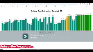 Bubble Sort Algorithm with Animation in JavaScript | Step-by-Step Visualization
