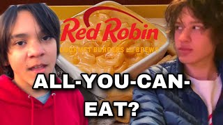 Red Robin Free Food Trick