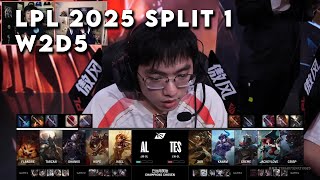 TES vs AL Game 3 | LPL 2025 Split 1 Week 2 Day 5 | Top Esports vs Anyone's Legend