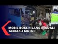 Diduga Sopir Mengantuk, Mobil Boks Tabrak 3 Motor Saat Mengarah ke Simpang Gadog