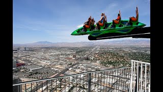 High Roller Coaster POV Stratosphere Tower Las Vegas 2019 | By SF Discovery