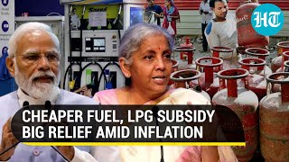 'People first' for PM Modi: Fuel excise duty slashed, LPG subsidy | Centre's 5 announcements