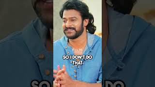 Prabhas on "I NEVER Bring My Characters Home!"😱 #shorts