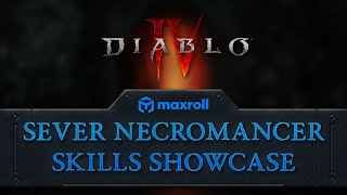 Sever Necromancer Leveling Skills Diablo 4