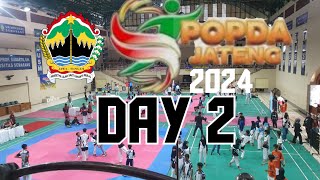 Popda SD SMP Jateng 2024 Cabor Taekwondo Day 2