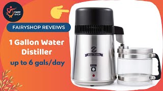 CO Z 1 Gallon Water Distiller | 4L Brushed 304 Stainless Steel Home